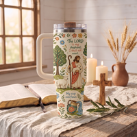 Folk Meadow tumbler square